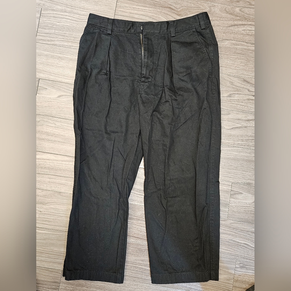 UNIQLO U Mens Wide pants semi-pleated